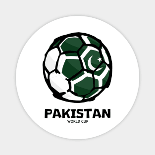 Pakistan Football Country Flag Magnet